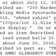 Online purchases listed in the complaint.